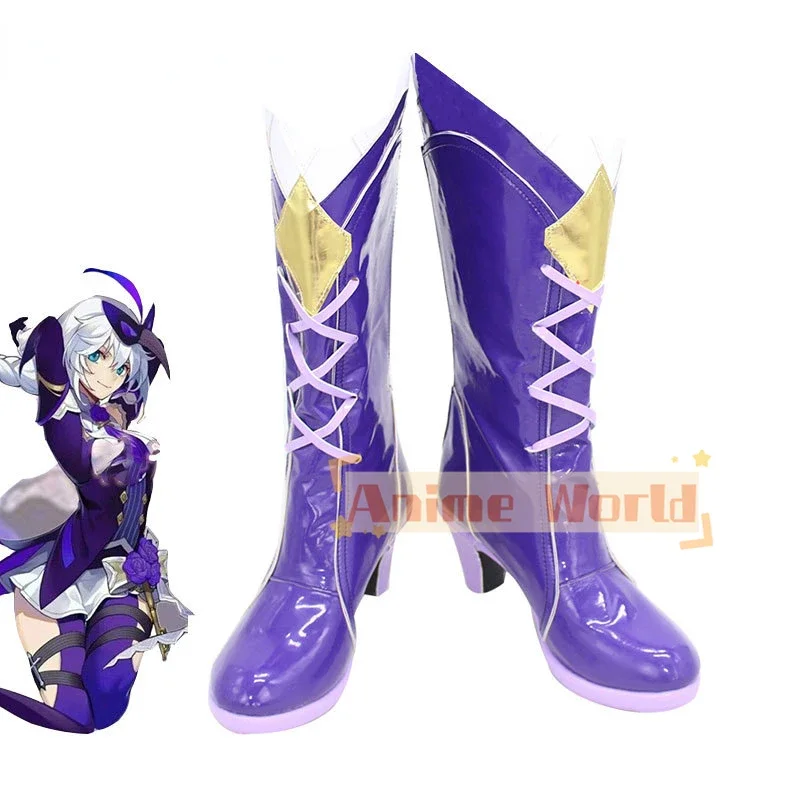 

Game Honkai Impact 3 Kallen Kaslana Cosplay Shoes PU Leather Shoes Halloween Carnival Boots Prop Custom Made