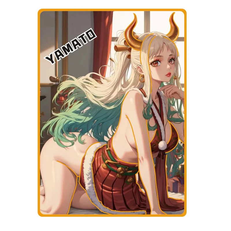 One Piece Cards Metal Lufei Boa Hancock Ace Nami English Card Charizard Sauron Collection Battle Child Christman Gift