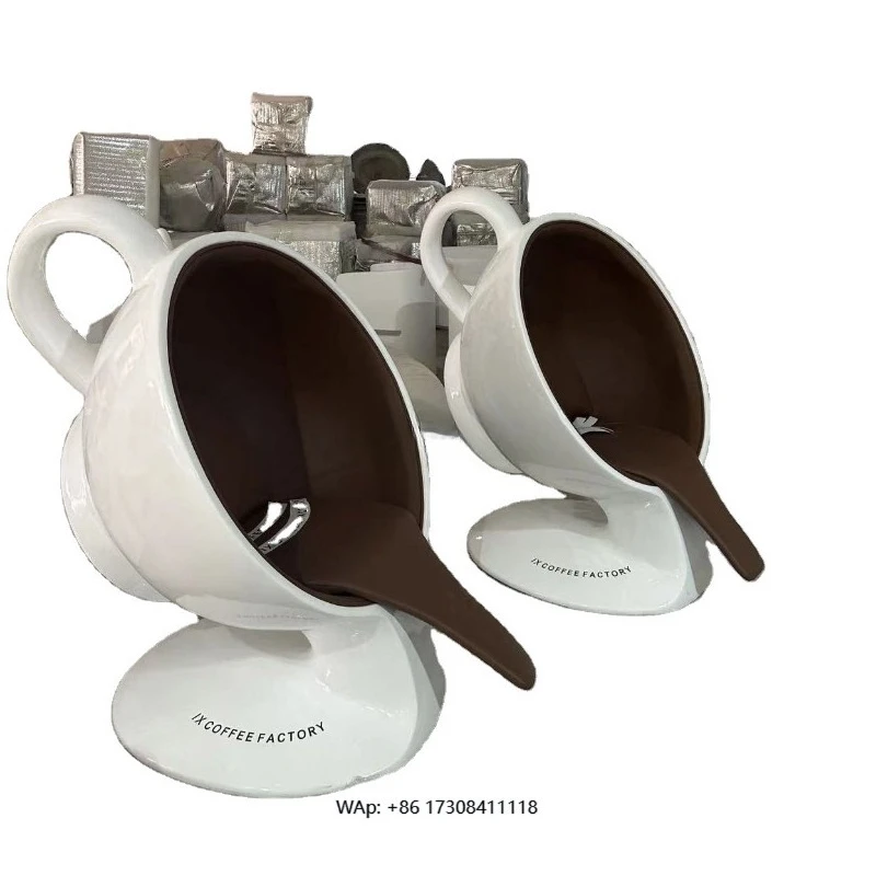 Creative Indoor Home Furniture Interior Decoration Unique Design Cafe Chair Modern Fiberglass Coffee Shop Chair