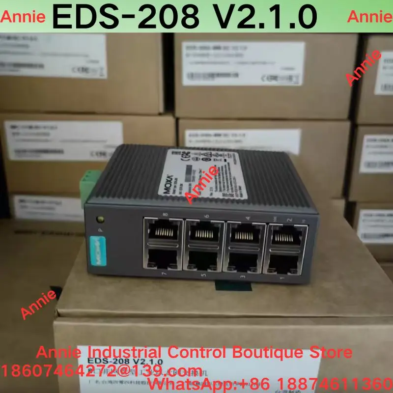brand-new EDS-208 V2.1.0 8-Port Industrial Ethernet Switch