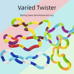 Unique Versatile Twist Decompression Toys Versatile Twist Rope Mini Fingertip Sensory Portable Stress Relief Toys for Kids Adult