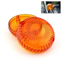 2Pcs Motorcycle Smoke/Clear Turn Signal Light Indicator Lens Cover For Yamaha V-Star 1100 650 Royal Star V-Max Cruisers All Year