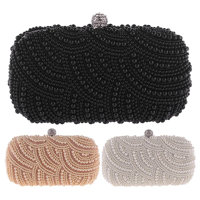 

Pearl Clutch Bags Women Purse Ladies Hand Bags Evening Bags For Party Wedding Pearl Fashion Clutch Bags