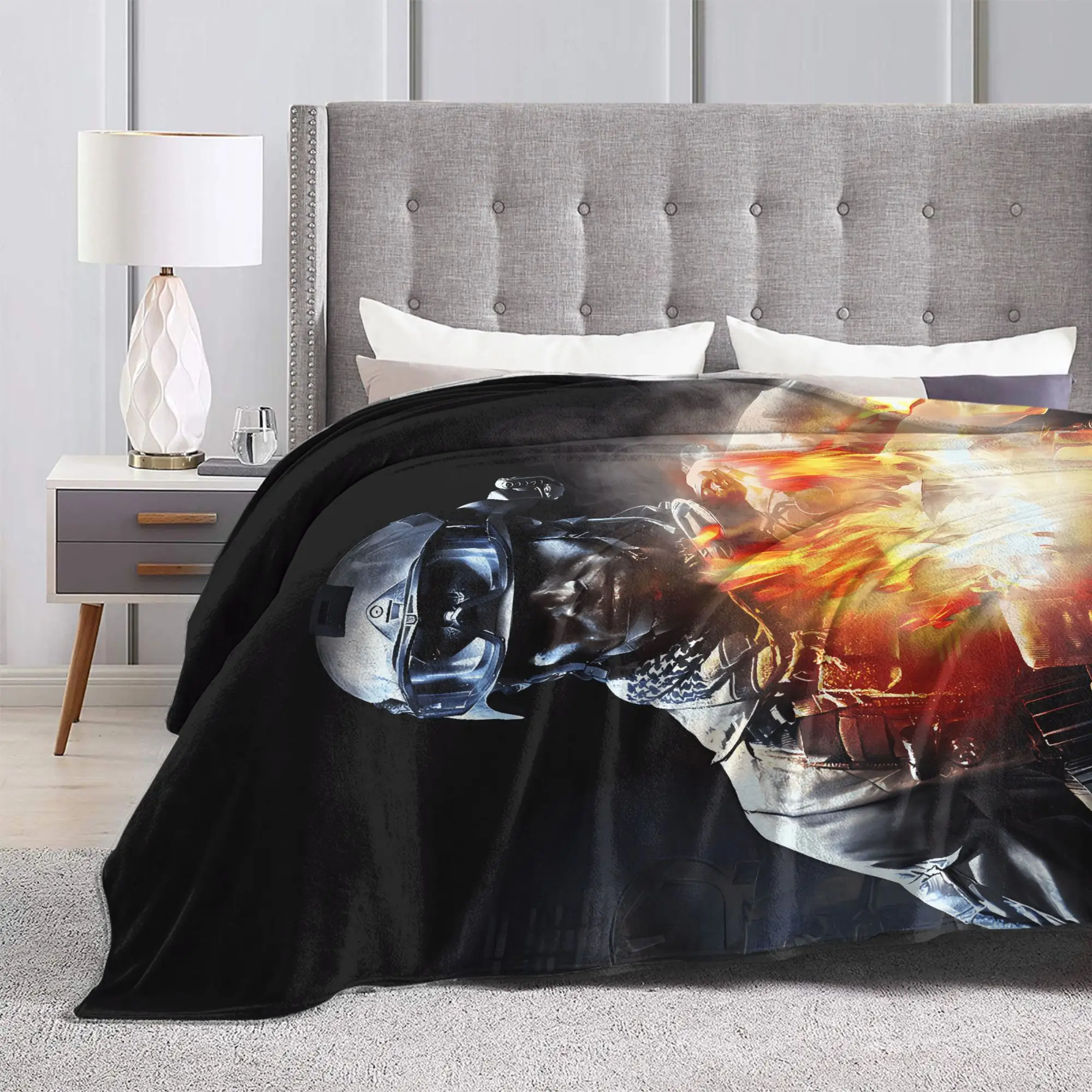 ساحة المعركة 6 بطانية ناعمة دافئة لعبة الرماية 2042 الطفل أفخم رمي بطانية رقيق الأريكة كرسي الفانيلا المفرش أريكة غطاء سرير