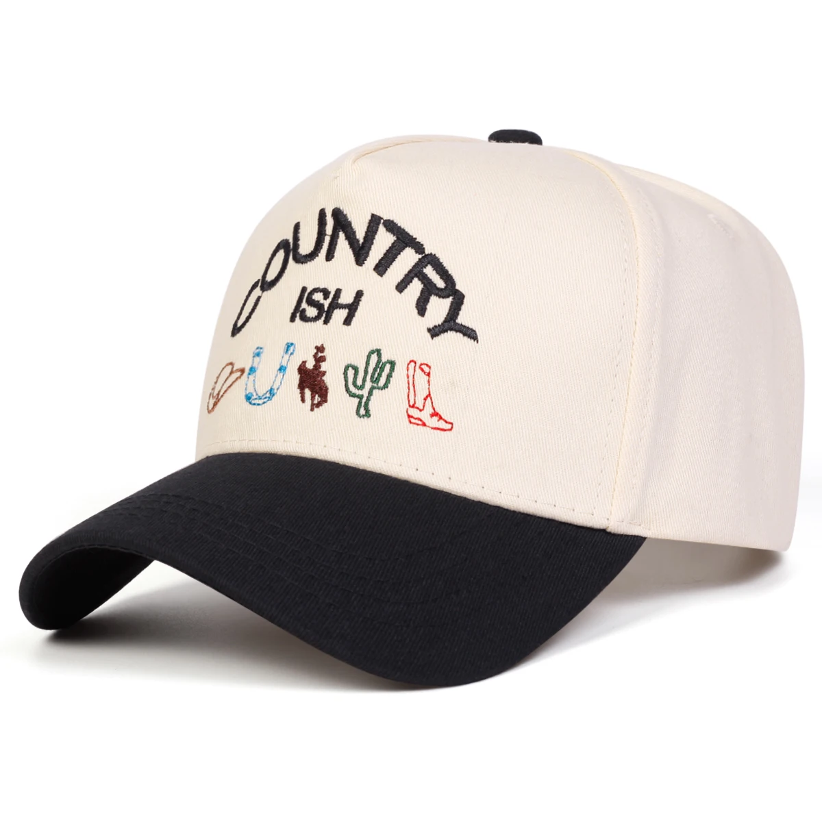 Unisex HOWDY GO LUCKY Embroidery Baseball Caps Spring Autumn Outdoor Adjustable Casual Hats Sunscreen Hat Sports Cap
