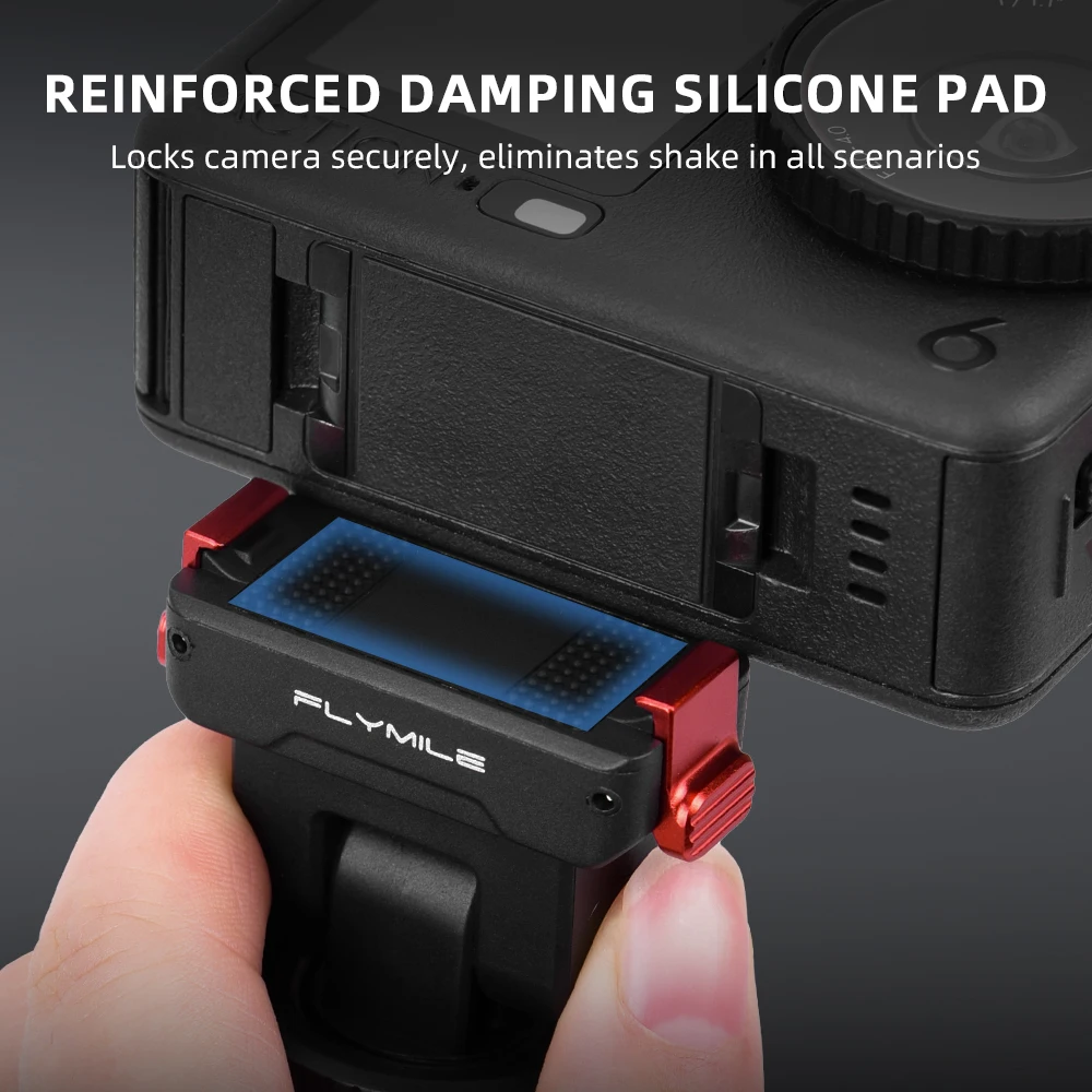 Magnetyczny adapter szybkiego montażu Flymile, baza gimbalu do DJI Osmo Action 6, uchwyt akcesoriów z mocowaniem typu cold shoe — zdjęcie produktu 4