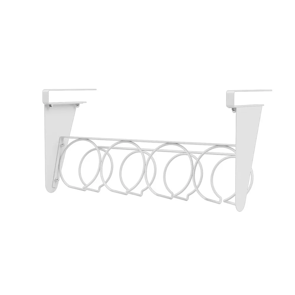 

Carbon Steel Under Cabinet Water Bottle Organizer Wall Mounted Space Saving Water Bottle Hanging Holder Large Capacity