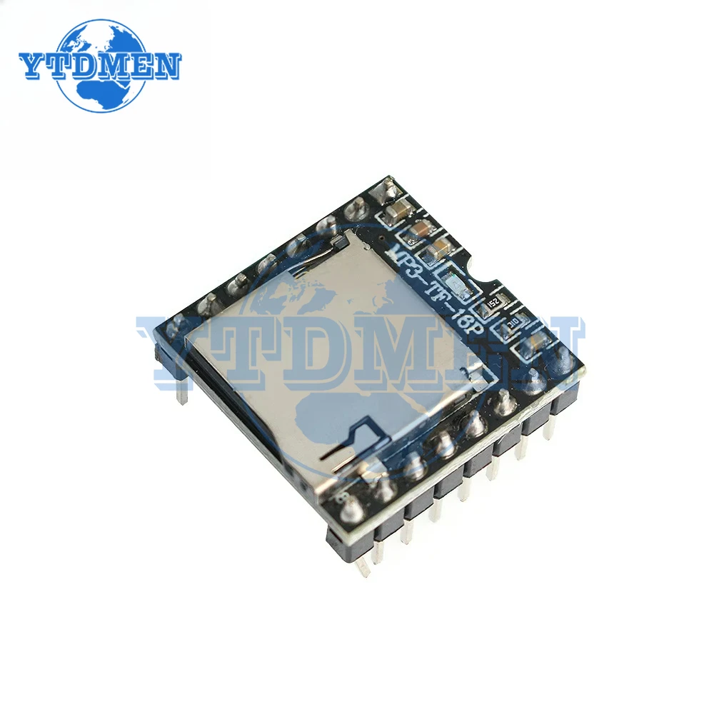 1/5/8pcs DFPlayer Mini MP3 Module 16P TF Card U Disk Mini MP3 DF Player Audio Voice Module Board for Arduino image 2