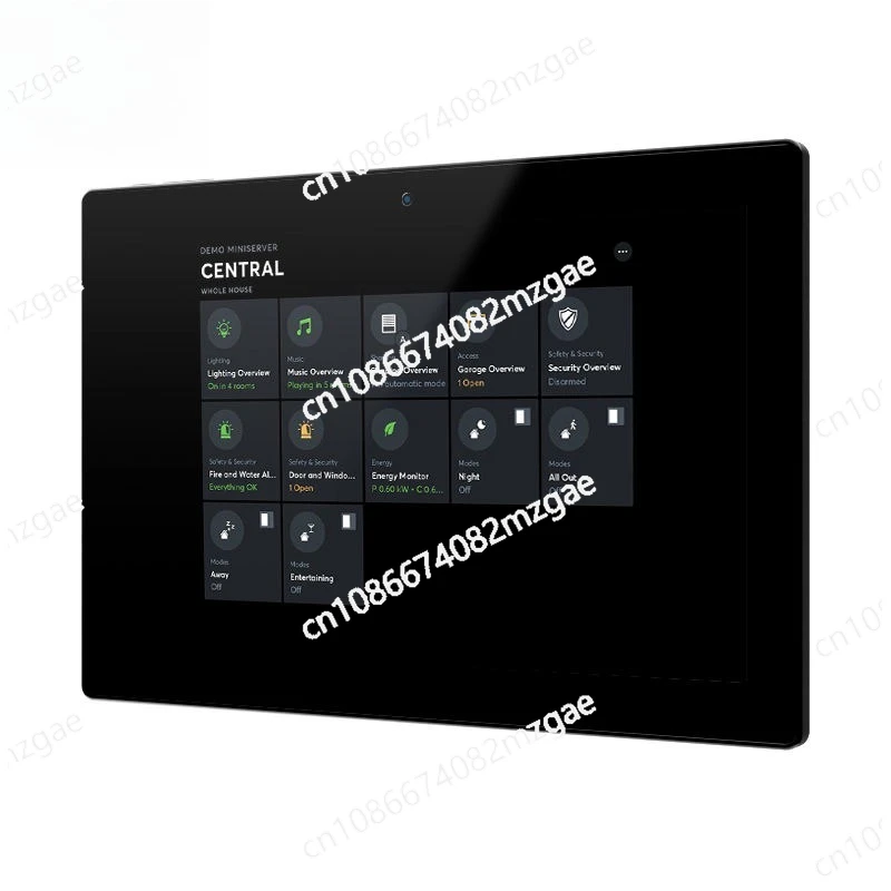 Support 1280 * 800 IPS embedded display 10.1 inch RK3568 touch screen home automation POE intelligent controller,