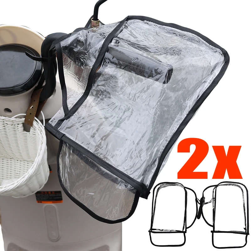 

2 шт. водонепроницаемый рукав на руль мотоцикла, зимний чехол на ручку, муфта, термостойкие теплые байкерские перчатки, ветрозащитные чехлы