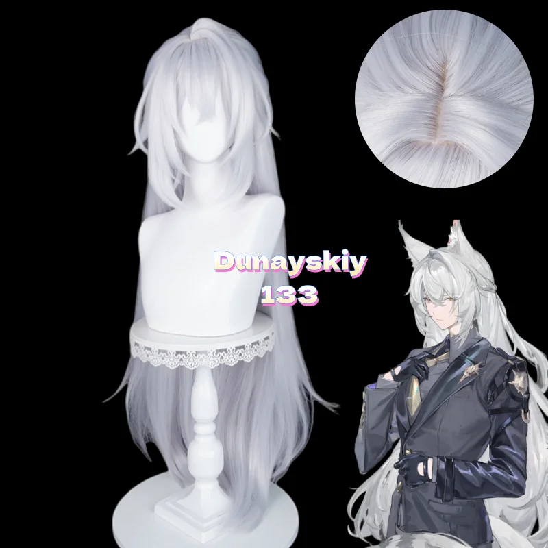 

Парик персонажа из игры Zenless Zone Zero от Severian Lowell, серебристо-белый, термостойкий, идеально подходит для косплея, аниме-вечеринок и праздничных мероприятий.