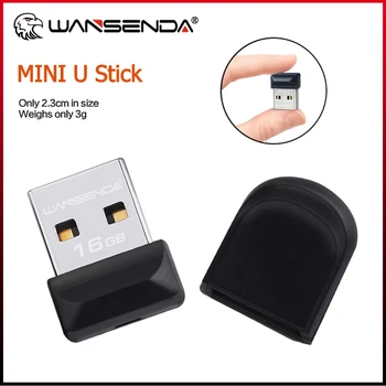 Wansenda – Mini clé USB 2.0, support à mémoire de 4GB 8GB 16GB 32GB 64GB, lecteur Flash
