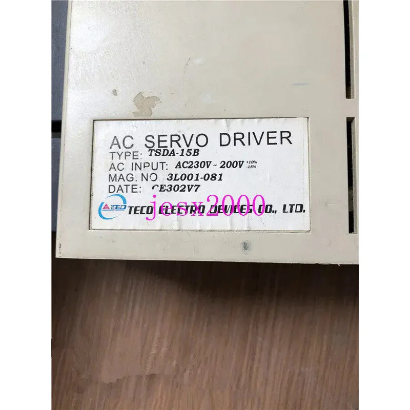 1PC used TECO Servo Driver TSDA-15B