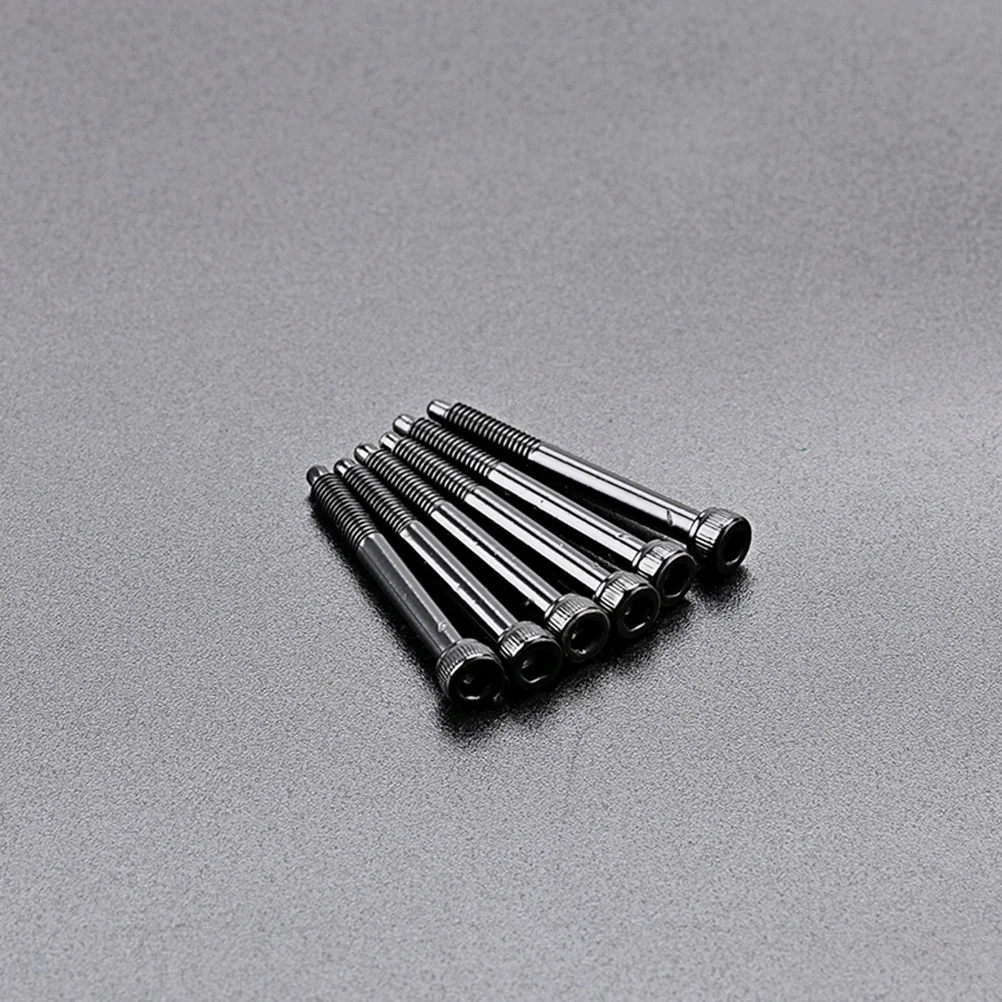 

6Pcs Premium Metal Guitar Bridge Screws Practical Tremolo Bridge Accessories for Tone Improvement Guitar Accessories