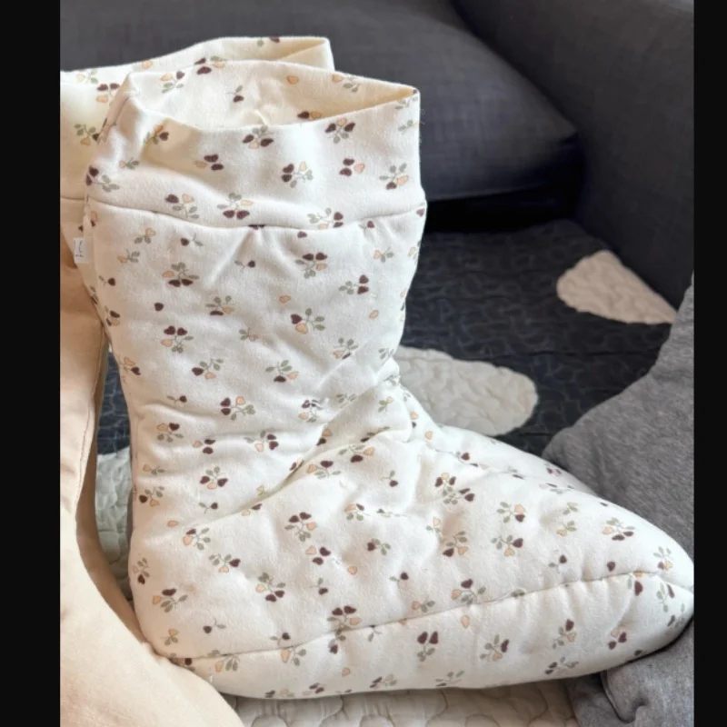 اليدوية الكبار الطفل جوارب قطنية ربيع الخريف الشتاء سميكة طباعة جوارب قطنية الرجال النساء القدم يغطي ABDL الدفء الجوارب