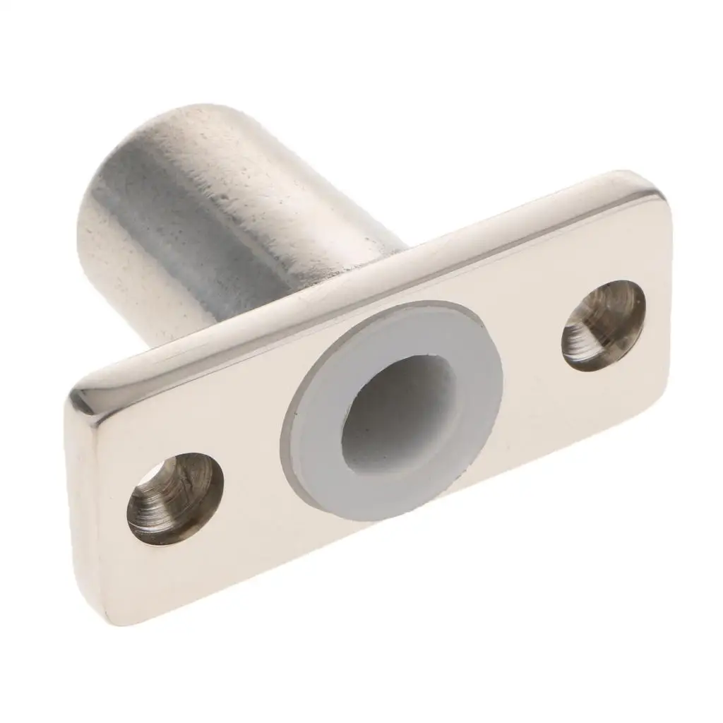 Stainless Steel Oarlock Sockets for Boats Polished Marine Grade 316 Top Mount Rowlock Socket for Fishing