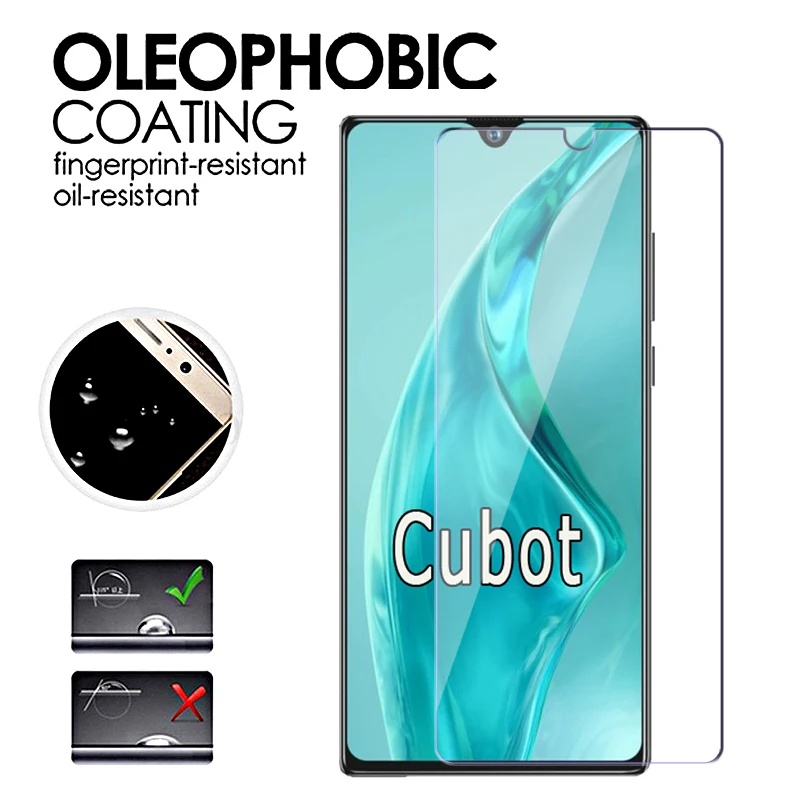 2-1Pc Glass For Cubot P50 P40 X30 X50 C20 C30 Max 3 Note 7 9 20 Pro Cover Screen Protector Film On Cubot P X C 20 30 40 50 Glass