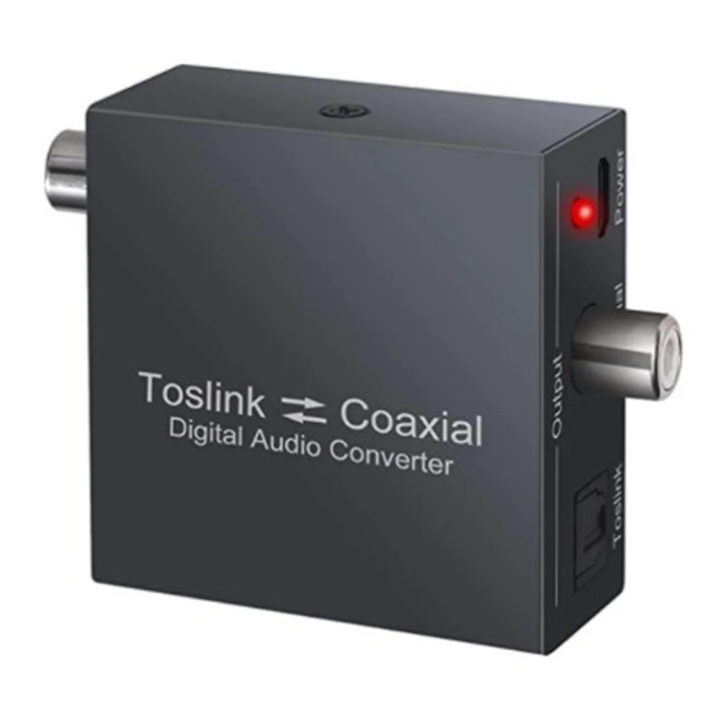 

Bi-Directional Coaxial Converter,Optical SPDIF Toslink to Coaxial Toslink and Coaxial to Optical SPDIF Toslink Converter