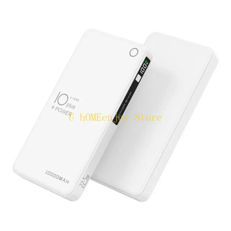 B0KF 22.5W Fast Charging Travel Essential Backup External Battery Pack Holder Case Without Battery For Phones Tablets
