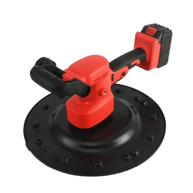 110V Brushless Cordless Li-ion Concrete Power Trowel Wall Plastering Machine Cement Floor Smoothing Polishing Construction