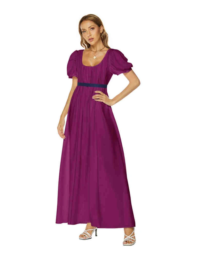 Retro-Kleid, hohe Taille, Ballkleid, viktorianisches Teekleid, Halloween-Kostüm