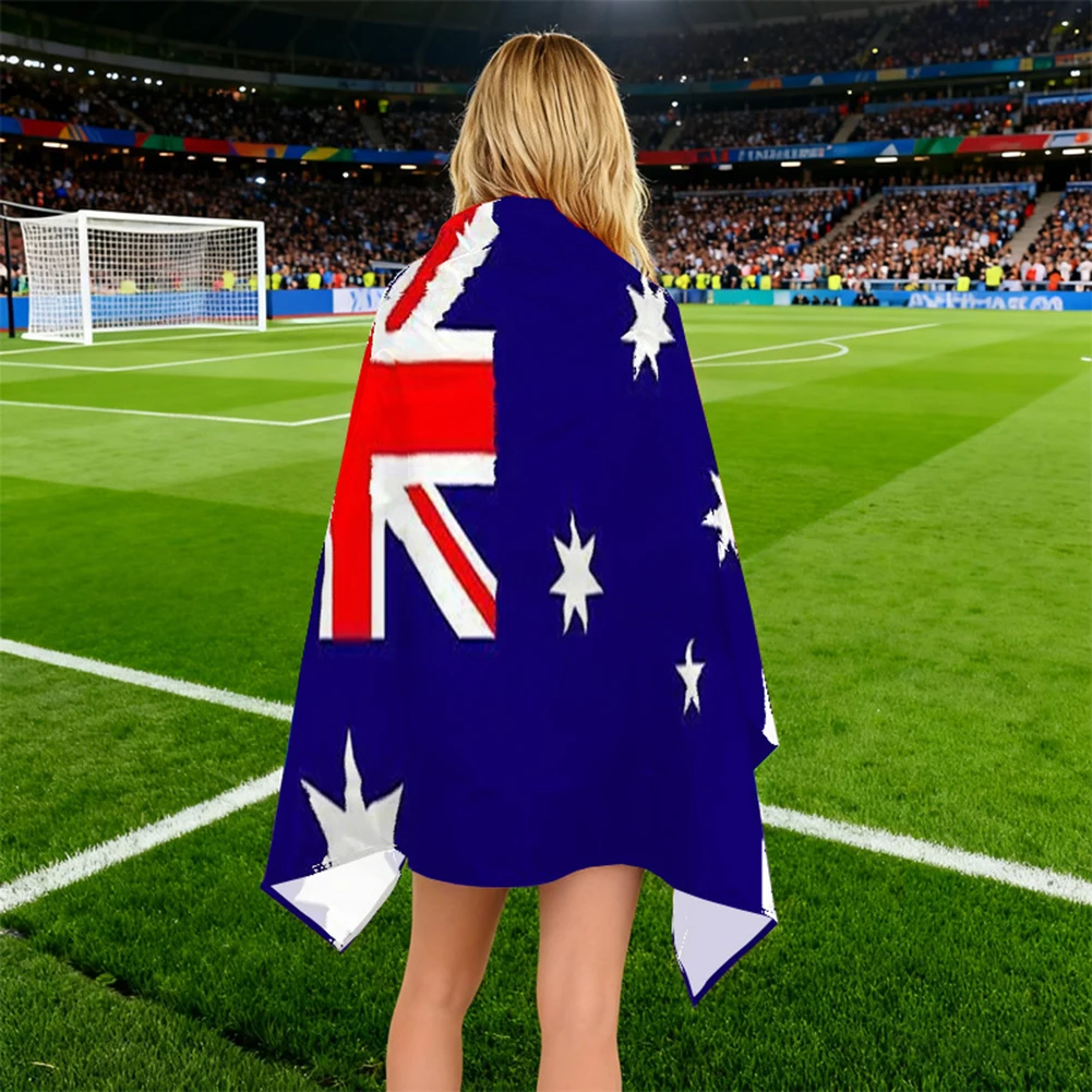 For 2026 World-Cup Football Flags 2026 World Football Cup Wearable Flag Cape For Garden Street Decor