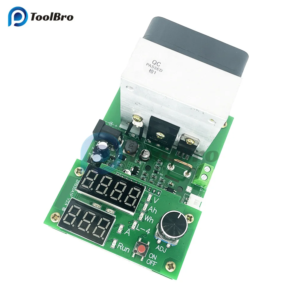 NEW 60W 9.99A 30V DC Electronic Load Lithium Battery Testers Capacity Monitor Discharge Charge Power Supply Meter 9.99A Board