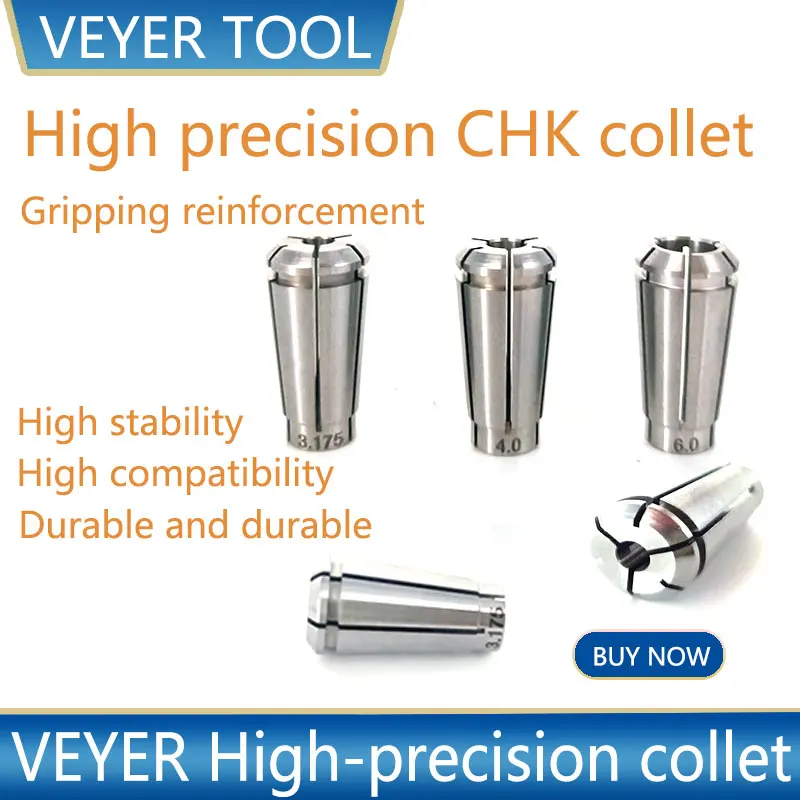 

VEYER CHK Collet Chuck 5.0 Micro Precision 0.003 PCB Drilling Spindle NR-3060S Clamping Chuck for Drilling Machine