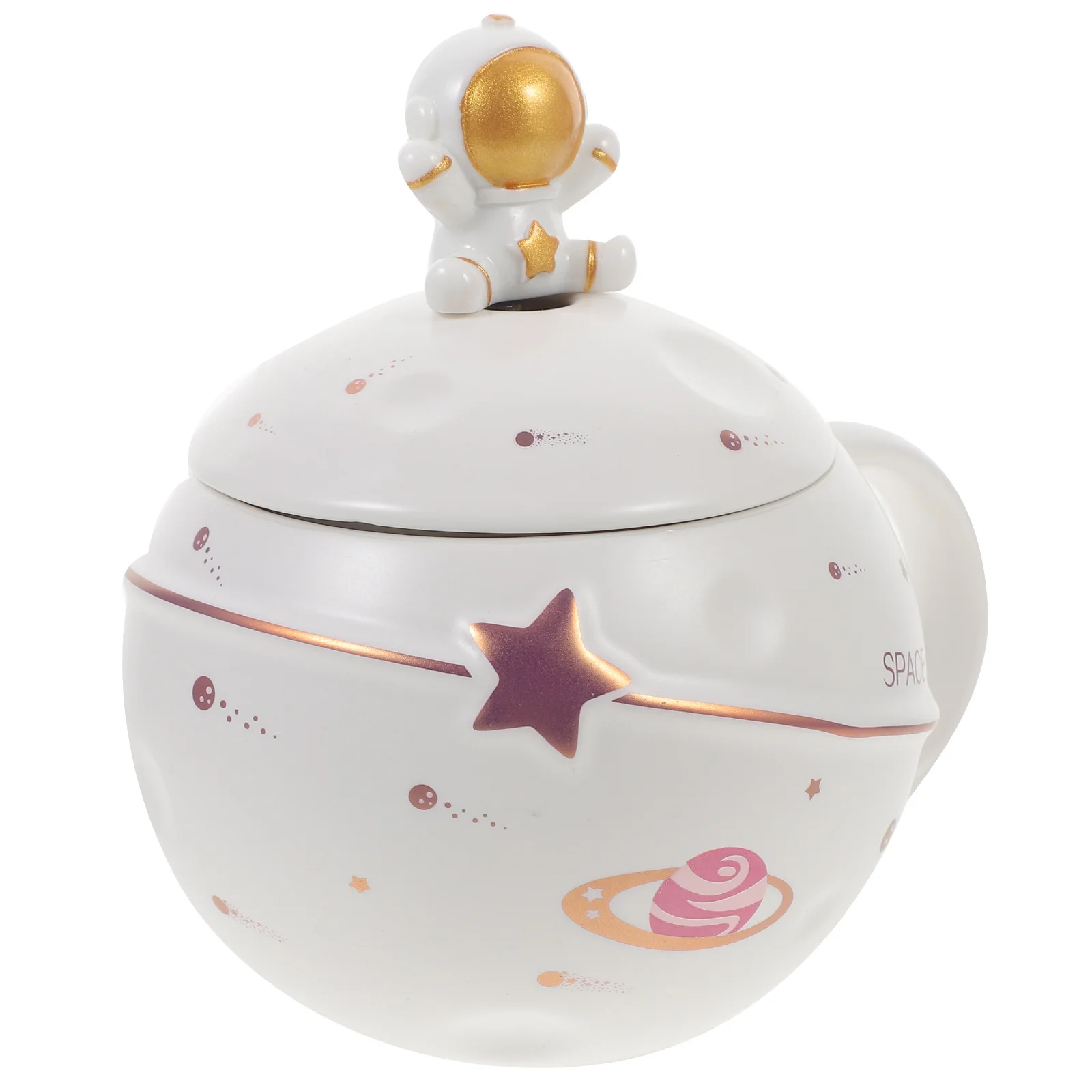 

Astronaut Cup Ceramic Material Safe Healthy Creative Design for Home Office Restaurant Use