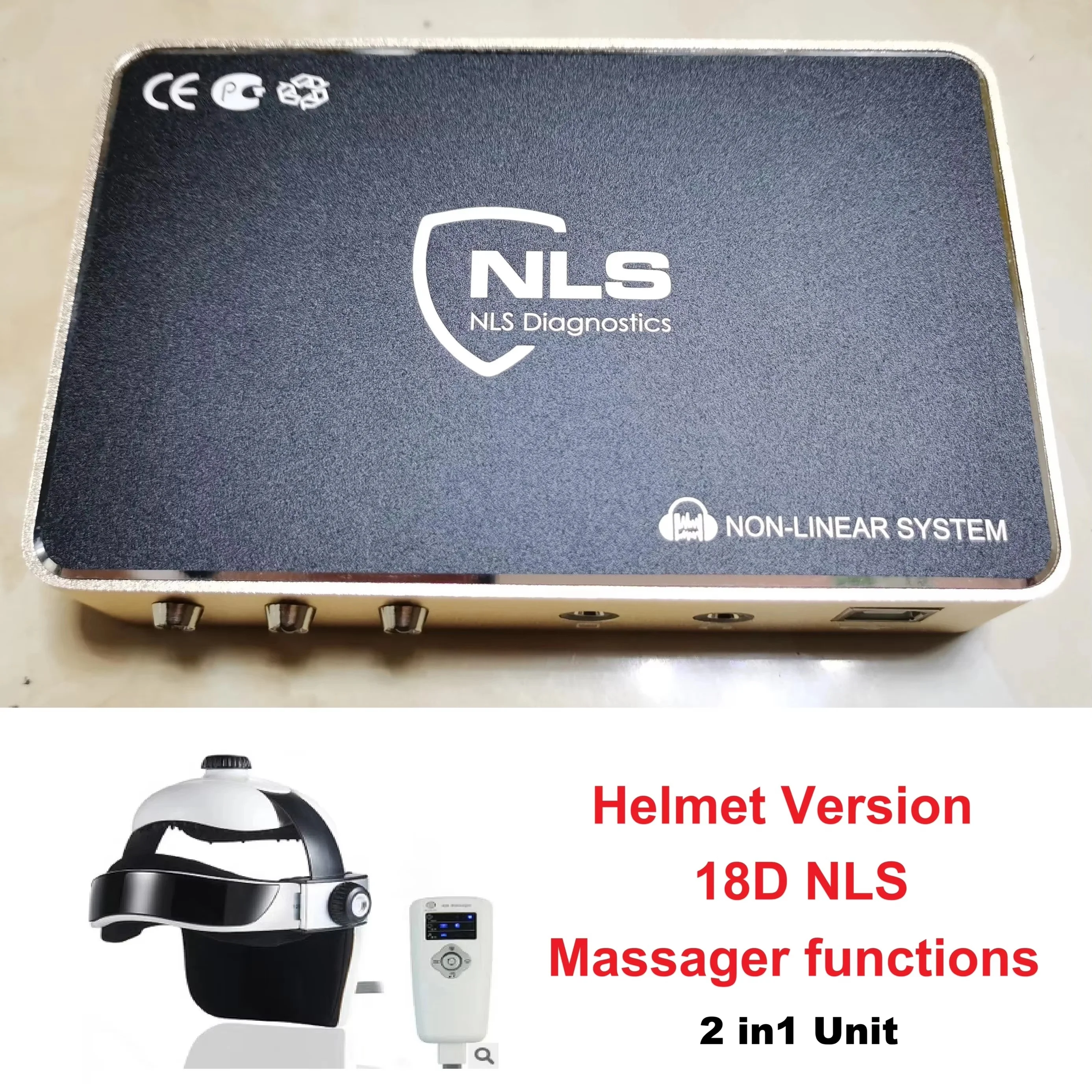 2025 نسخة جديدة من الخوذة 18D CELL NLS AURA CHAKRA IRIS محلل الجسم الكمي غير الخطي الرنين الحيوي الإنجليزية الإسبانية البرتغالية