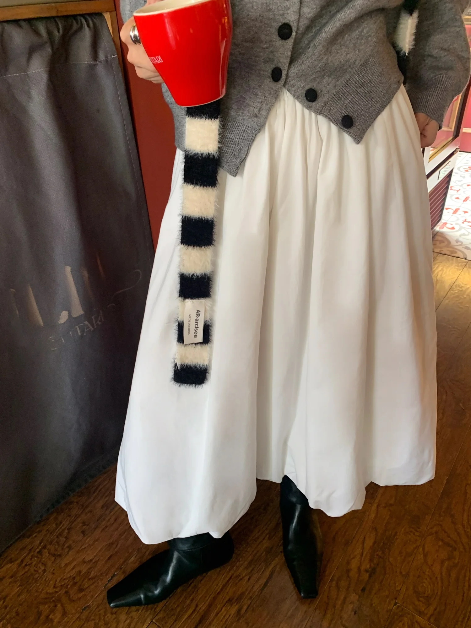 

High Waist Bouffant Skirt Cotton Candy f Skirt Midi Length New Autumn Collection Faionable Street Sle Women's Skirts