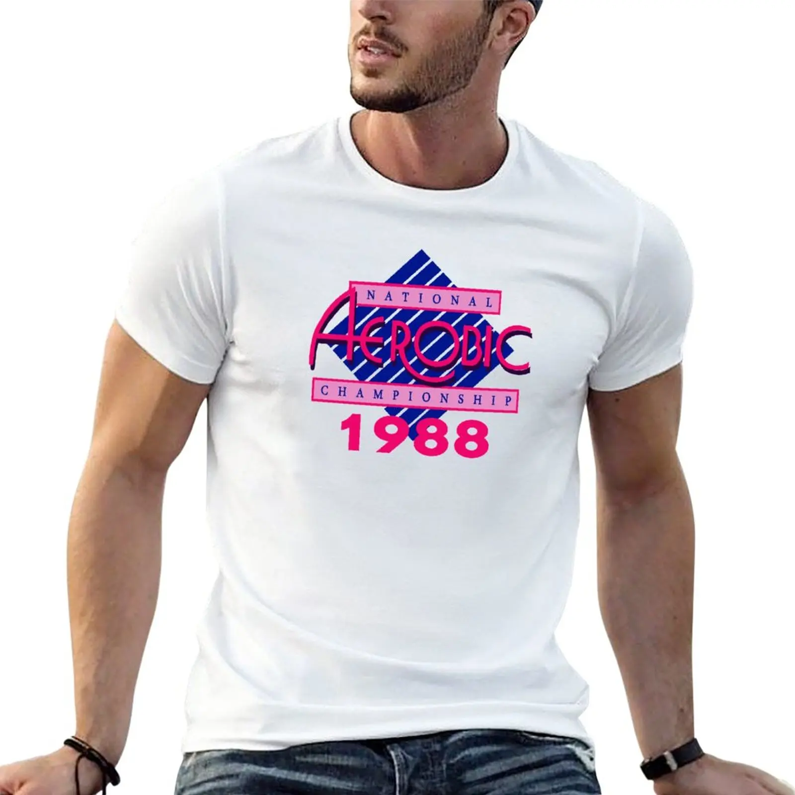 National Aerobic Championship 1988 (Ver. 1) T-Shirt summer tops custom t shirt plain white t shirts men