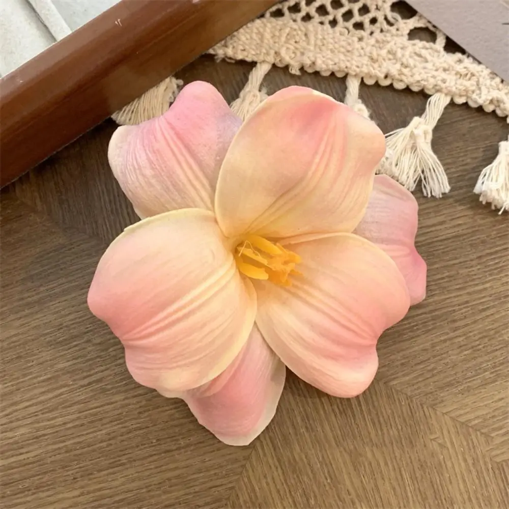 Pince à cheveux en tissu imitation fleur, style coréen, pour vacances à la plage, épinglette tulipe, coiffe bohème, accessoire de vacances