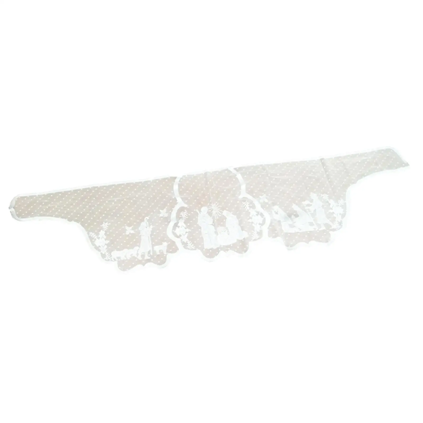 Fireplace Mantle Scarf Cover Fireplace Cloth Decorations Decoration Versatile Christmas Tablecloth for Kitchen Thanksgiving