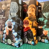 Bandai Original Shfiguarts Jujutsu Kaisen Figure Gojo Satoru Itadori Yuji Fushiguro Megumi Kugisaki Nobara Anime Toy Model Gift