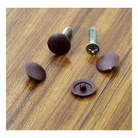 

50PCS/Bag Practical Hinged Plastic Screw Fold Snap Protective Cap Button Nuts Cover Bolts Protect Furniture Decor sofa legs