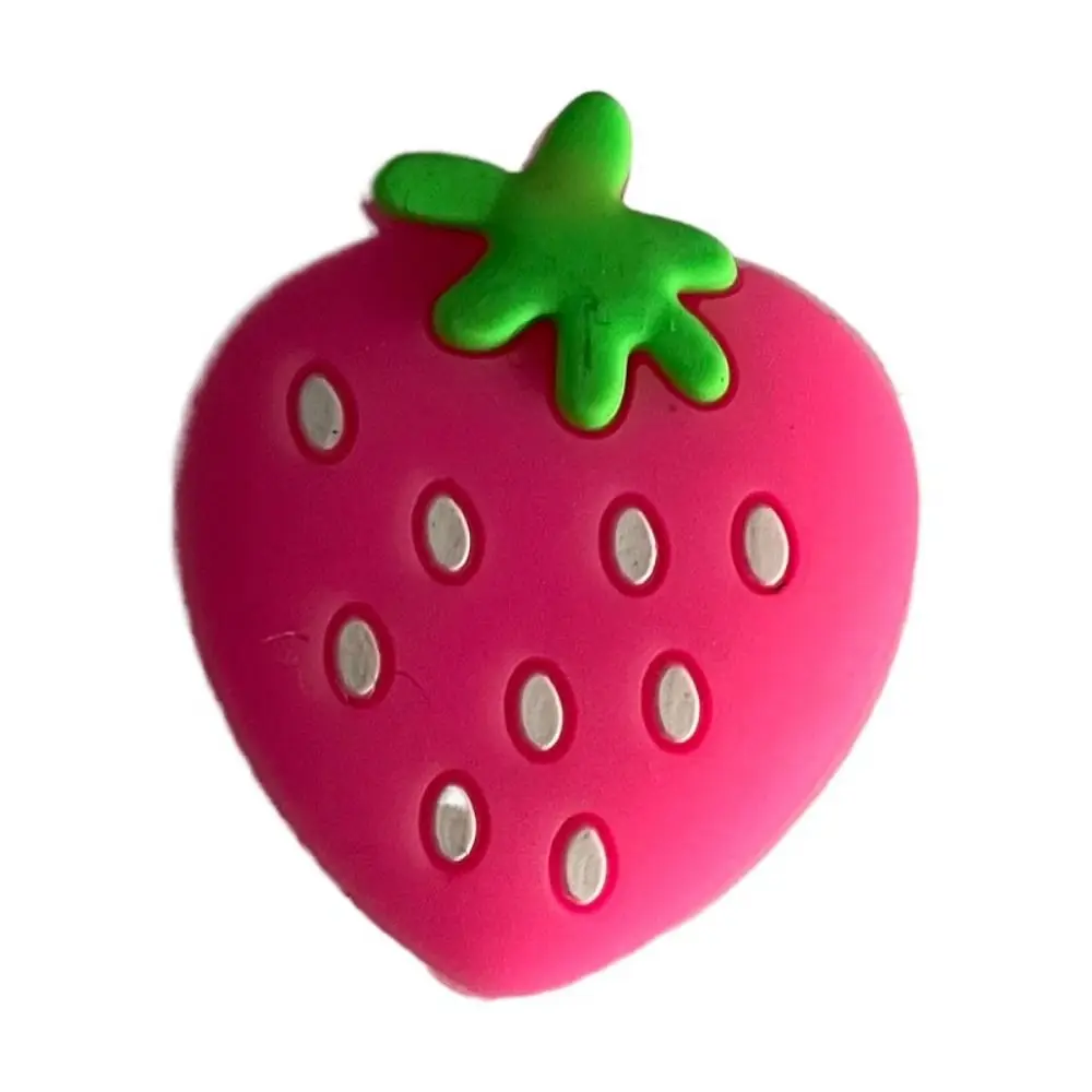 Strawberry Tennis Racket Shock Pad Silicone Anti-Vibration Tennis Shockproof Absorber Lovely Shock Absorption