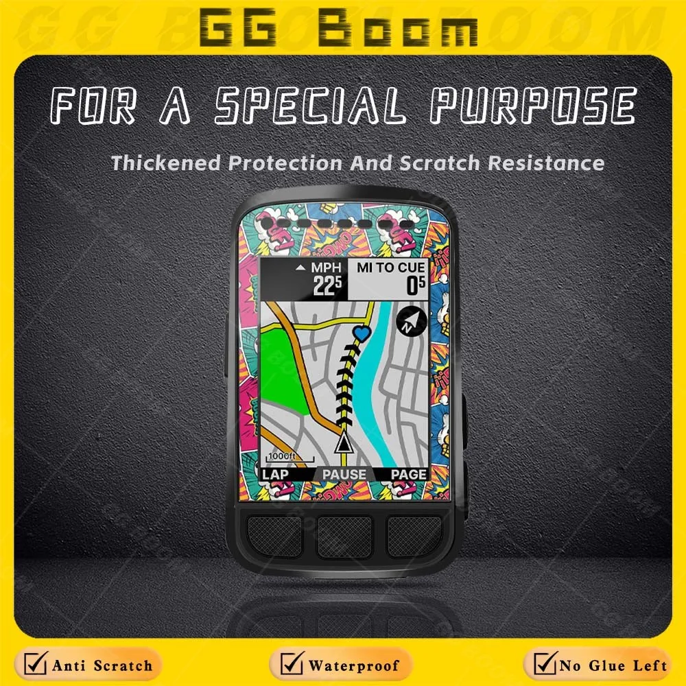 For Wahoo ELEMNT BOLT V2 Bycicle GPS Computer Accessories Sticker Shell Protector Case PVC Decal Waterproof Anti-Scratch