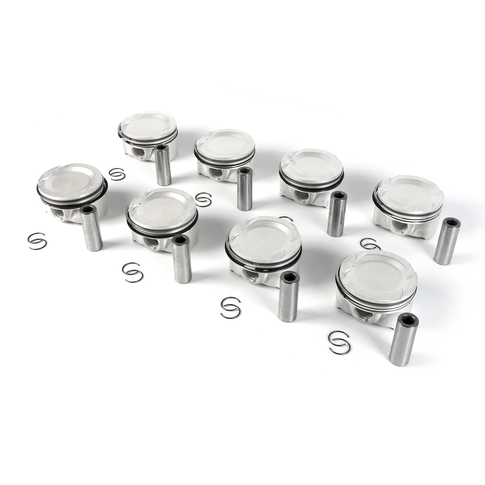 8PCS S63B44 Engine Pistons &Rings Kit STD Φ89mm 11257598207 For BMW M5 M6 X5 X6 M E70 F10 4.4T Car Accessories Replacement Part