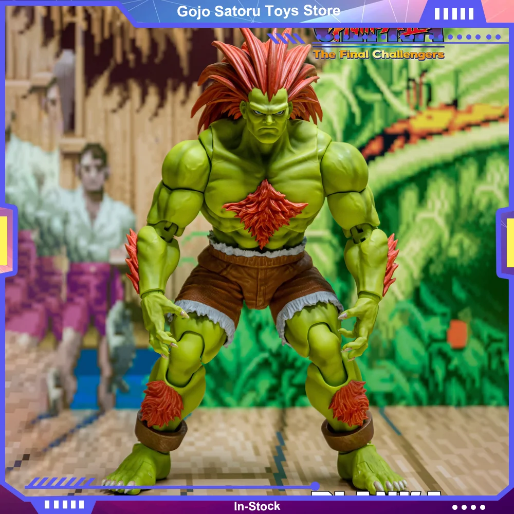 

Storm Toys Street Fighter2 Zero3 1/12 Ryu Wildlings Blanka SFSA02 Action Figures Movable Joints Anime Model Collection Toy Gift