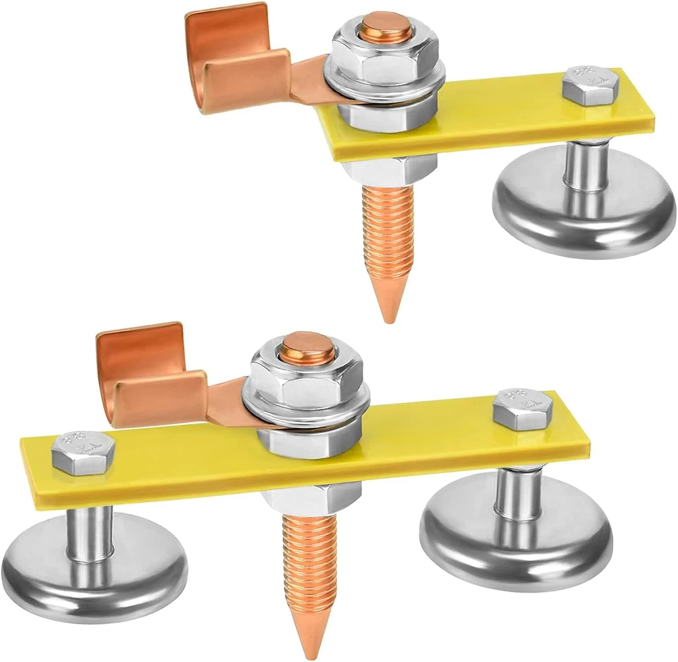 

Upgrade Welding Ground Clamp Tools, Welding Magnet Head Strong Magnetism Large Suction, Copper Tail Welding Accessories Stabil