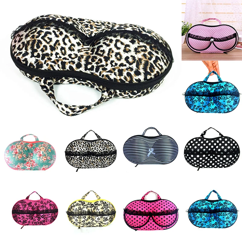 Stylish Portable Bra Underwear Lingerie Case Storage Box Portable Laundry Protection Bra Women's Underwear Storage Bag