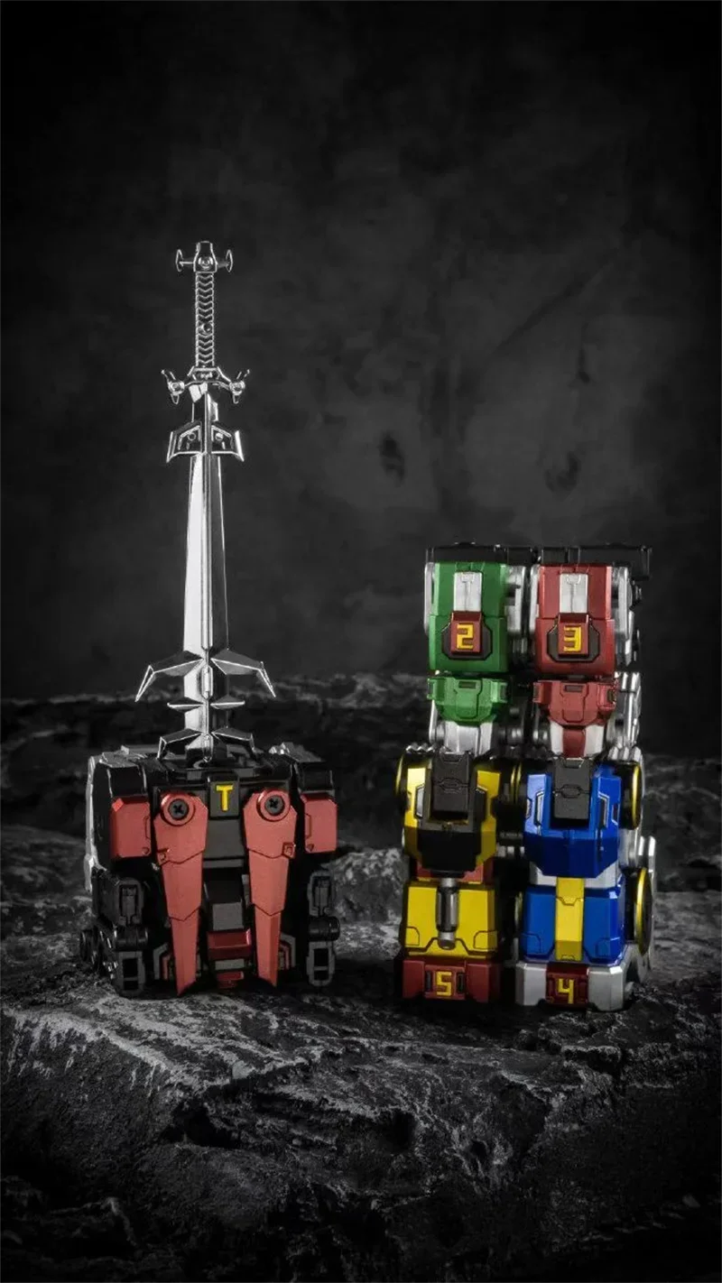 Disponibile! Lucky Cat Trasformazione MICRO COSMOS MC01 MC-01S MC01S Elvis Voltron Pittura in metallo Beast King Combiner Action Figure