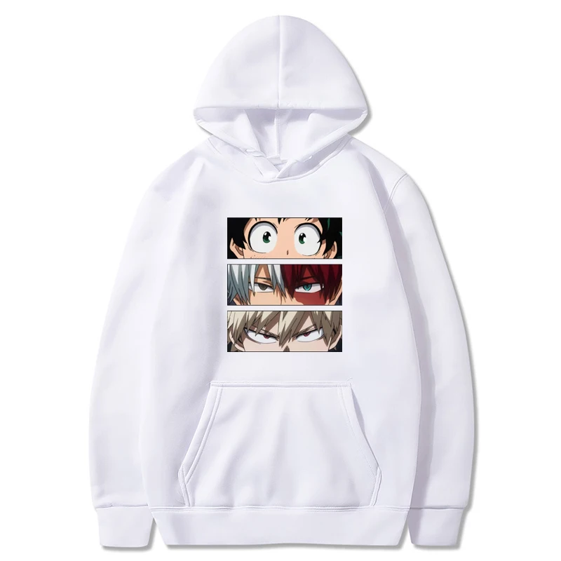 Women\'s Long Sleeves My Hero Academia Hoodies women\'s Casual Oversized Sweatshirts Japanese Cartoon Loose Hoodie