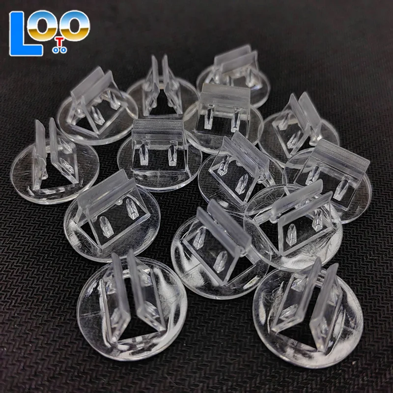 20 قطعة من البطاقات البلاستيكية دعائم ثابتة شفافة فريدة من نوعها لبطاقات ألعاب الورق