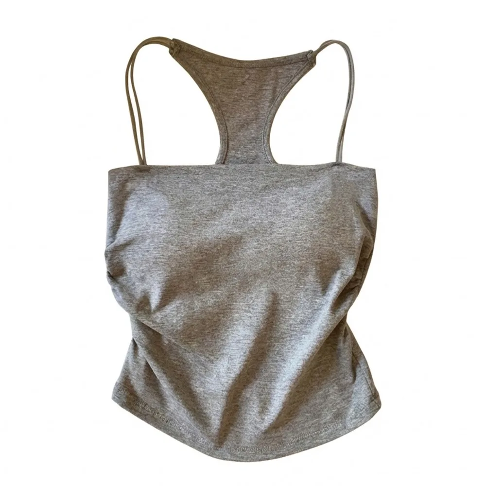 Multicolor Spaghetti Strap Top Backless Versatile Bralette Vest Slimming and Flattering with Padded Cups Women Tops