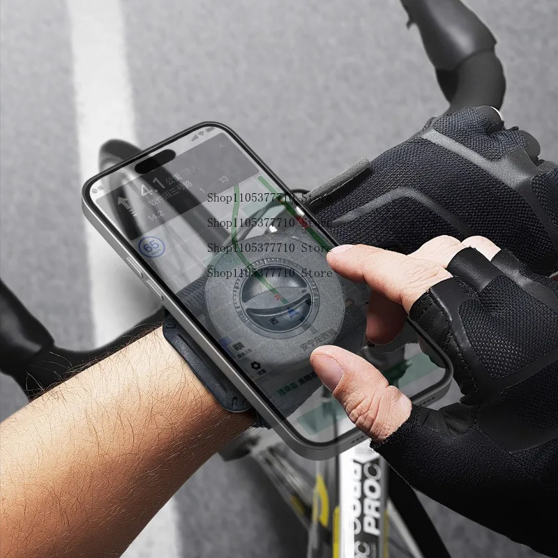 Running Magnetic Mobile Phone Holder Mobile Phone Sports Arm Wrist Cover Cycling Navigation Magnetic Wrist Band Holder