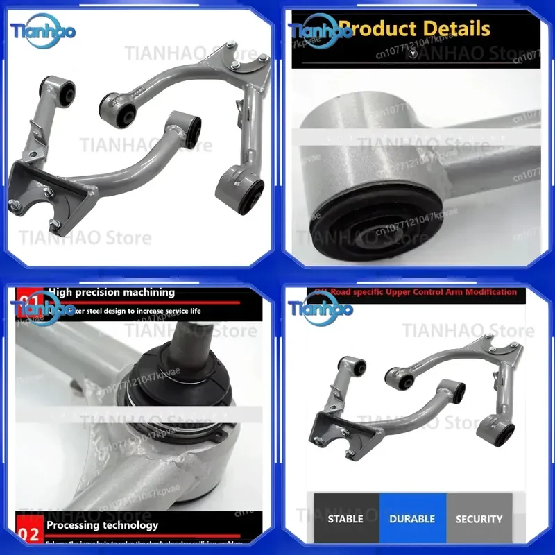 Front Upper Control Arm Leveling Kit for Sport V73 V75 V97 V93 V95 V98 V68 V77 2-4 Inch Lift Kit 4x4 Suspension Lift Kit