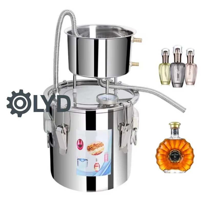 Soju Distiller Home Liquor Still Complete Distillation Equipment Moonshine Machine Small Essential Oil Maker