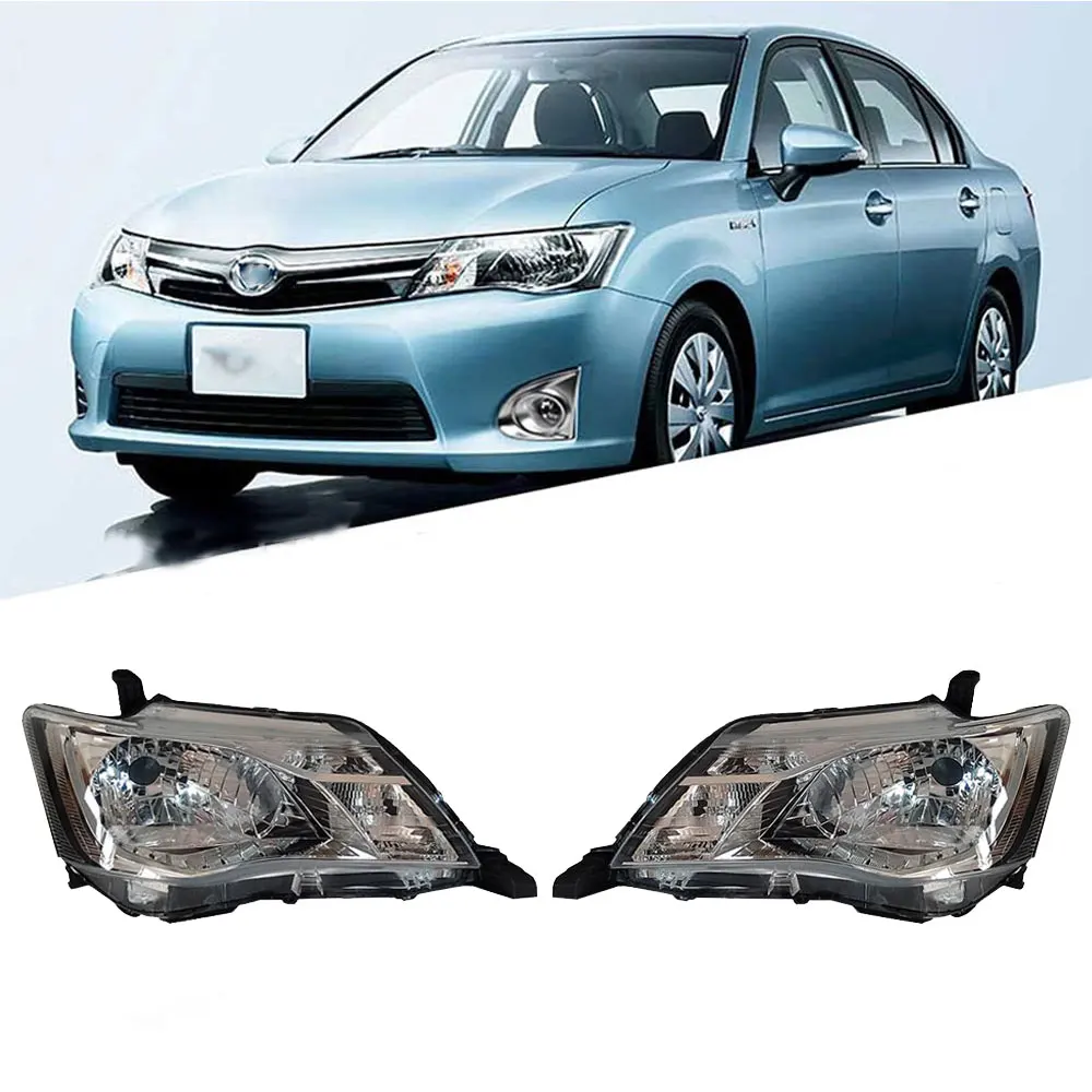 A Pair Car Headlight For Toyota Corolla Aixo Fielder  Nze165 Nze164 Nze160 2012 2013 2014